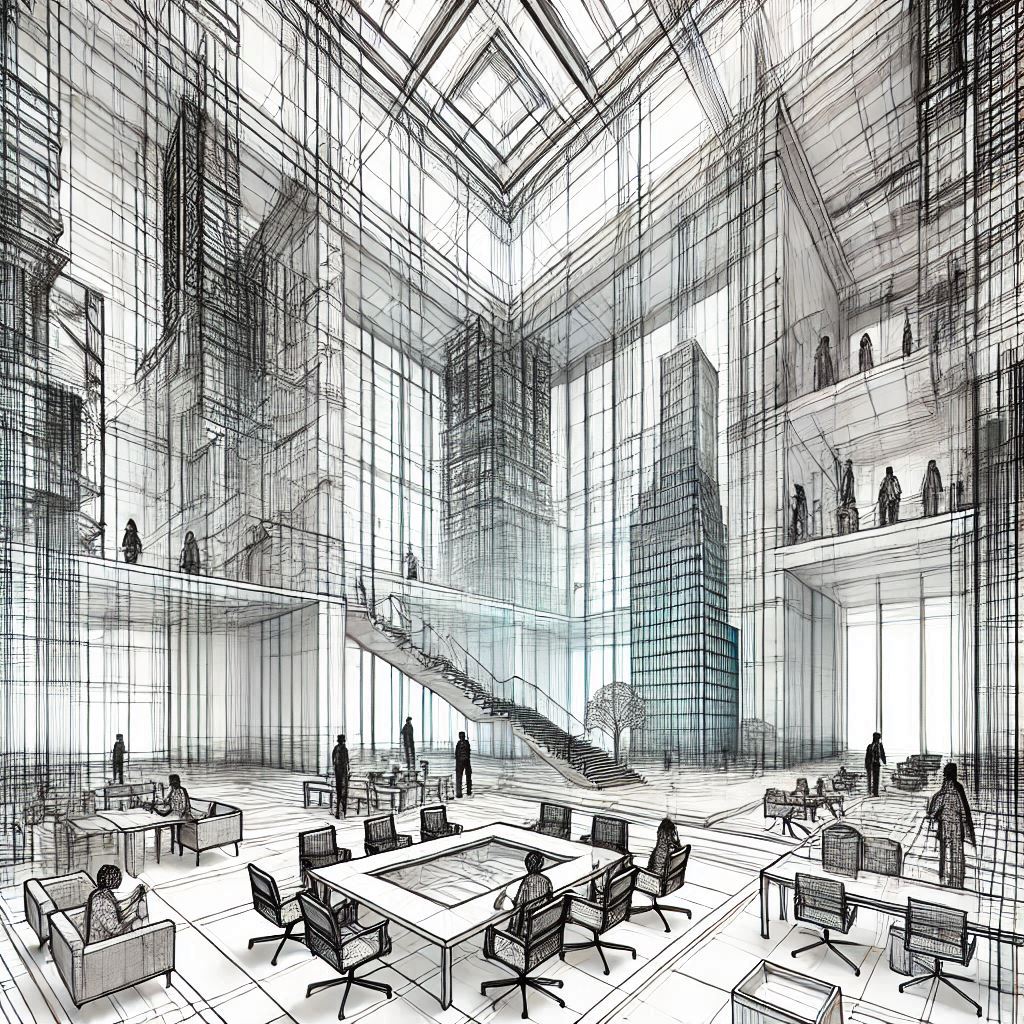 Creative-space-architecture-with-line-work-minimal-style-4K-resolution